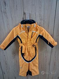 Tuta sci intera bambino e bambina 104 cm