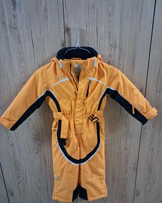 Tuta sci intera bambino e bambina 104 cm