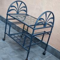carrello ferro giardino