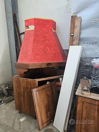 Cucina i noce nazionale massiccio arte povera