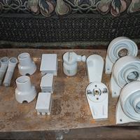 Materiale Elettrico d'Epoca in Porcellana