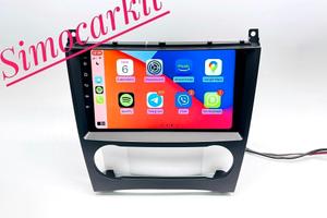 Autoradio 4+64Gb ANDROID 14 X Mercedes Classe C CL