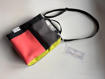 Borsa bauletto realizzata interamente a mano