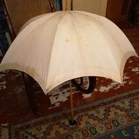 ANTICO OMBRELLINO PARASOLE primi del 900