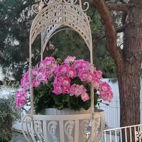 Vaso Porta fiori in ferro sospeso