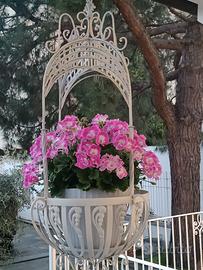 Vaso Porta fiori in ferro sospeso