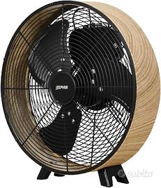 Ventilatore da Terra Zephir 30 cm Effetto Legno