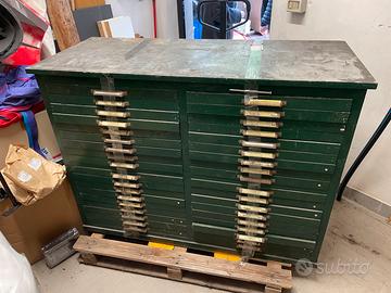 Mobile da tipografia