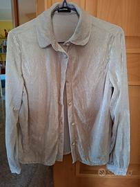 camicia in velluto taglia S tally wejil