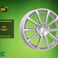 Cerchi in Lega Mak 16" Opel e Peugeot