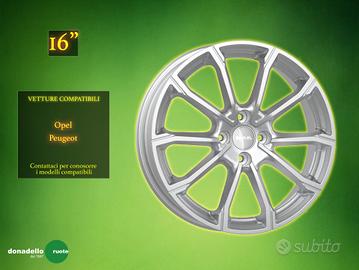 Cerchi in Lega Mak 16" Opel e Peugeot