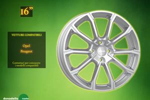 Cerchi in Lega Mak 16" Opel e Peugeot