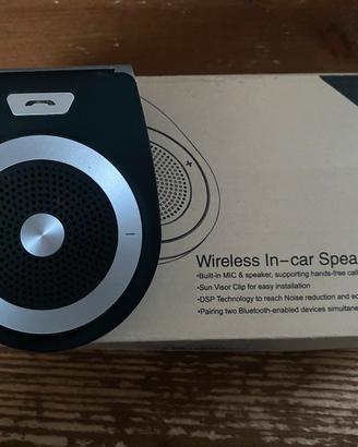 Wireless in-car speakerphone