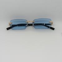 Occhiali da sole unisex – azzuri e oro