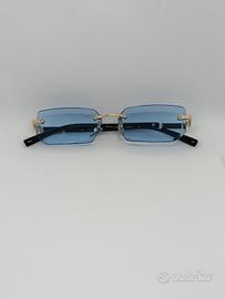 Occhiali da sole unisex – azzuri e oro