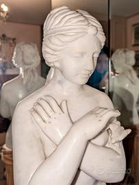 Scultura in marmo – Firma E. Morillon