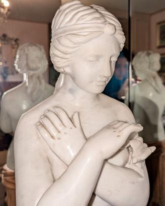 Scultura in marmo – Firma E. Morillon