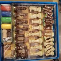 Tris giochi Scacchi  Dama Parchis