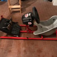 Simulatore kart artigianale
