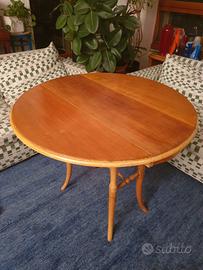 Tavolo pieghevole antico fine 800