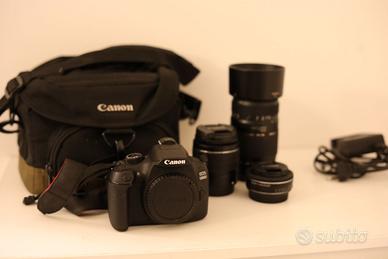Kit fotografico Canon EOS 1300D completo (descr.)