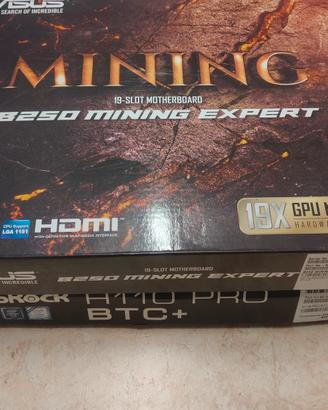 Asus mining Expert b250 btc rig  cpu