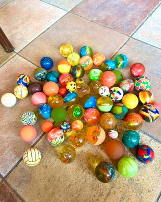 Lotto Palline in gomma rimbalzanti con pezzi rari