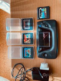 Sega Game Gear e 4 giochi NON FUNZIONANTE