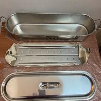 Tegame per cucina pesce in casa o in ristorante