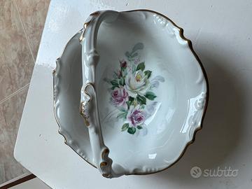 Cestino Porcellana Limoges