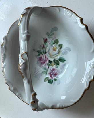 Cestino Porcellana Limoges