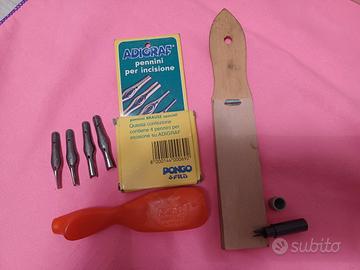 Set pennini per incisioni Adigraf