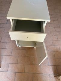 Comodino ikea bianco
