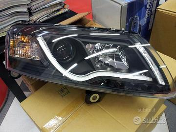 FARI ANTERIORI AUDI A6 4F BERLINA e AVANT LED TUBE