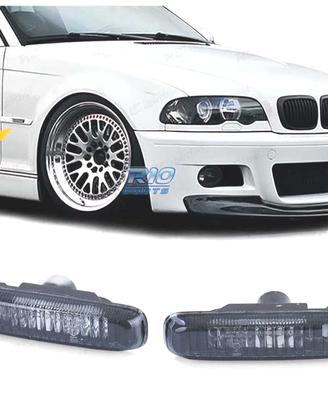 FRECCIE LATERALI BMW E46 98-05 VETRO CHIARO NERO