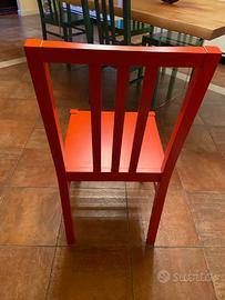 Sedie colorate vintage