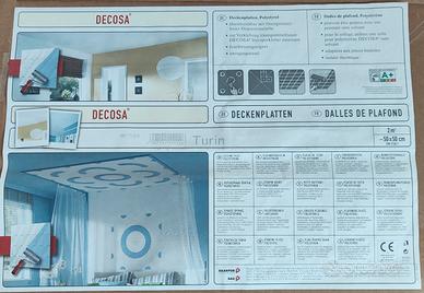 CONTROSOFFITTO in polistirolo verniciabile da inco