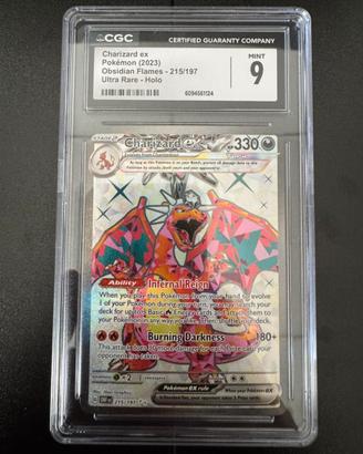 Charizard Ex 215 CGC 9 Pokemon
