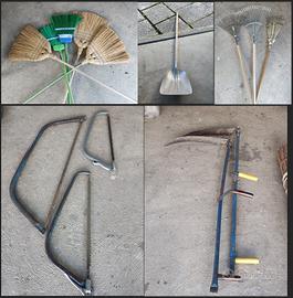 Strumenti da giardinaggio e pulizia