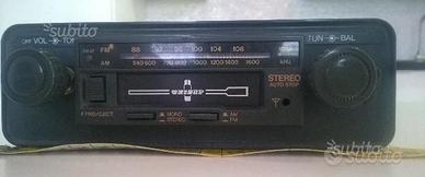 Autoradio d'epoca