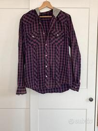 Camicia scacchi con cappuccio OVS casual
