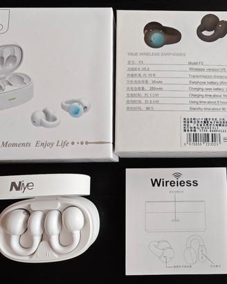 Niye Cuffie Auricolari Bluetooth 