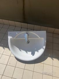 Lavabo bianco tondo