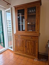 Credenza con Vetrina in legno
