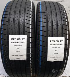 2 GOMME 225 60 17 BRIDGESTONE RB27