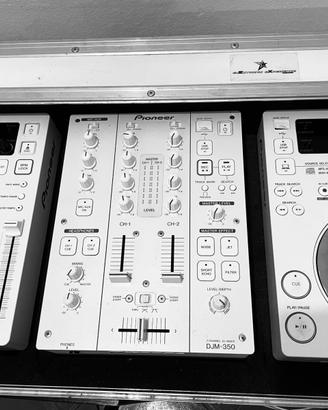 Pioneer DJ Set 2x CDJ350 + DJM350 + Flight Case