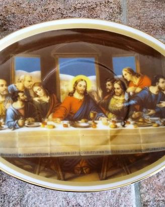 Piatto Decorativo in Porcellana con L' Ultima Cena