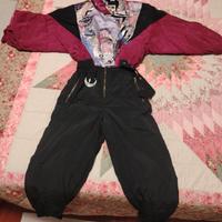 tuta sci da donna anni 80