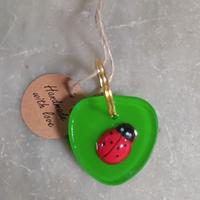 portachiavi coccinella