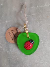 portachiavi coccinella